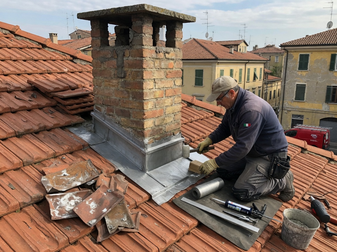 Chimney Flashing Repair in Parma, OH